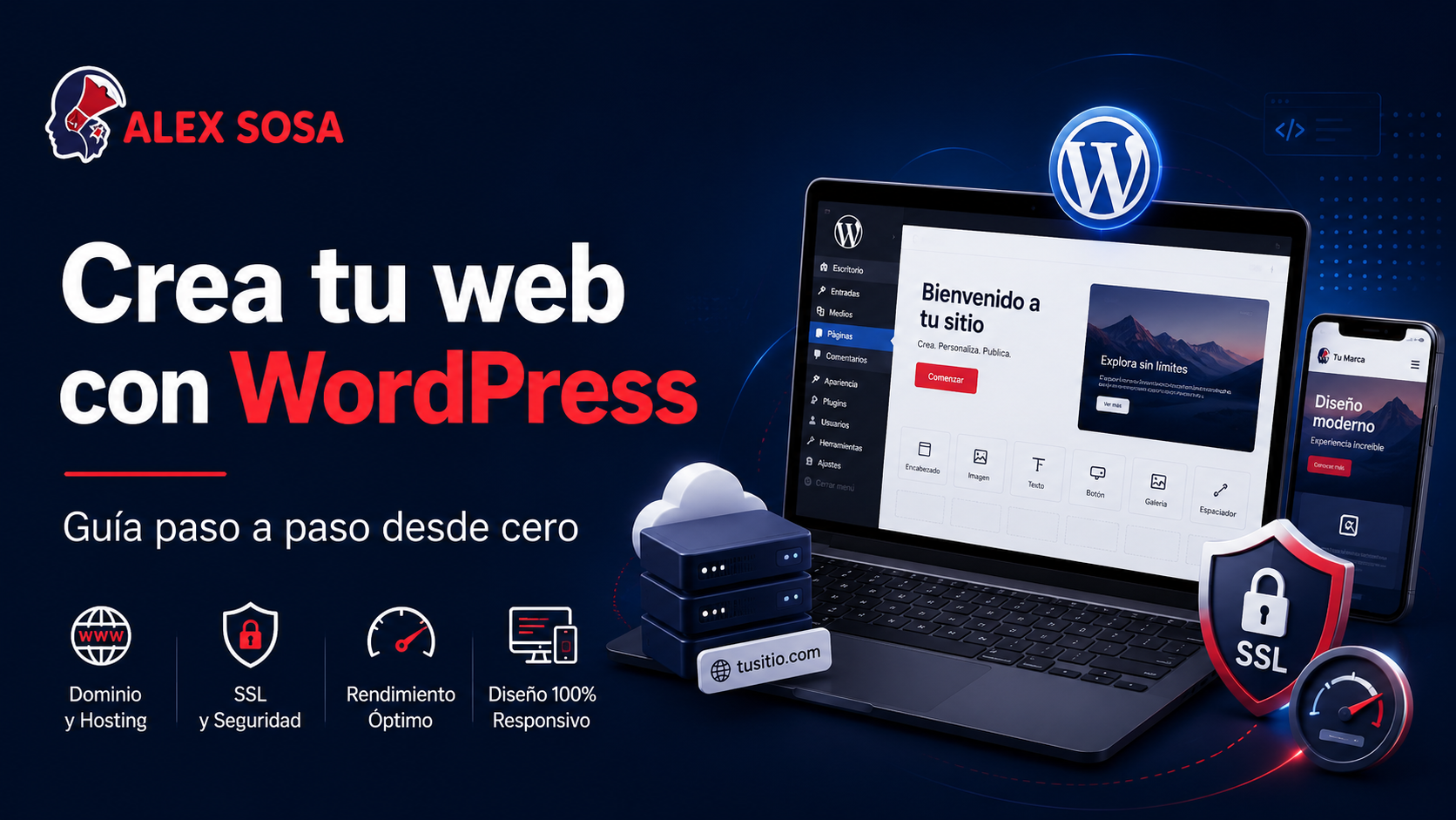 Cómo crear una página web en WordPress paso a paso con recurso digital educativo