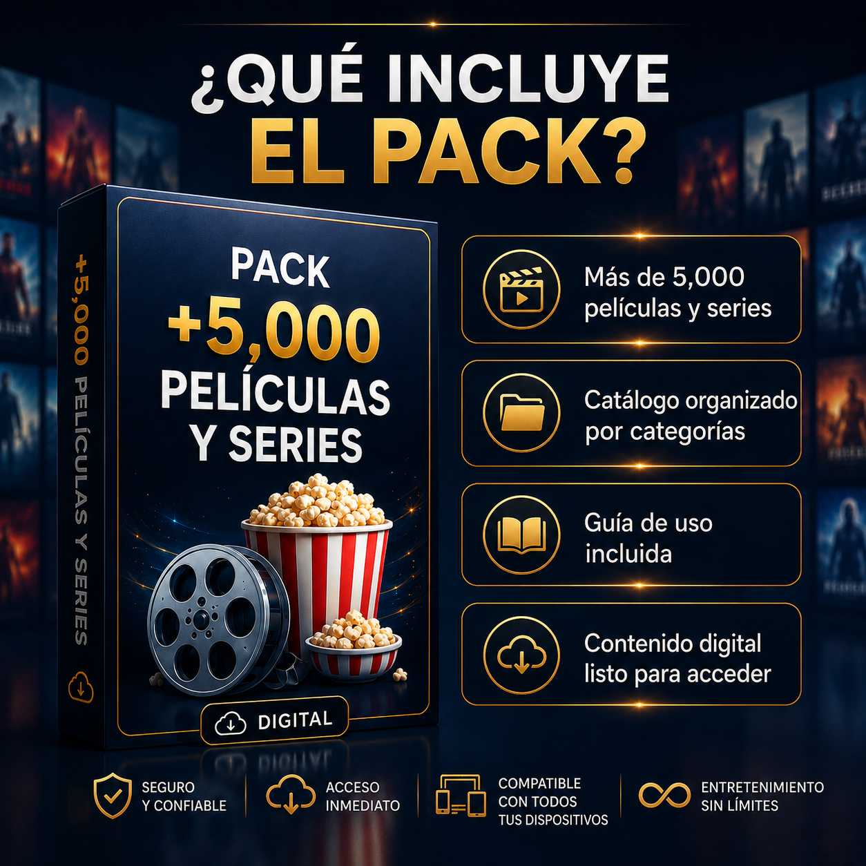 Pack +5,000 películas y series - Imagen 2